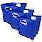 Romanoff Storage Bin, Plastic, Blue, 10.5 in H, 11 in W, 11.5 in L, 3 PK 72504 - alternate 1